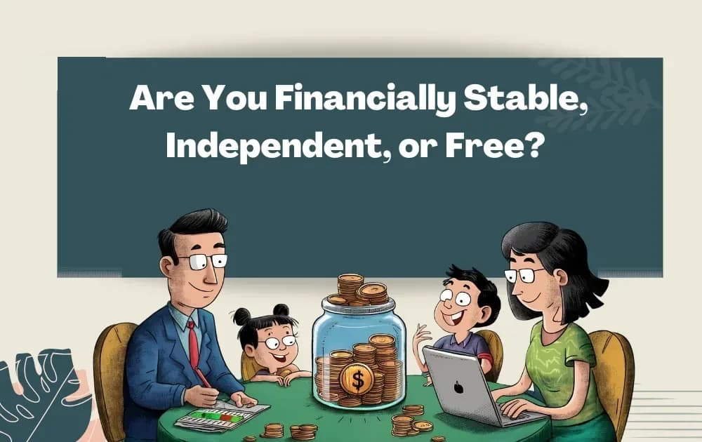 Are You Financially Stable, Independent, or Free? Key Differences